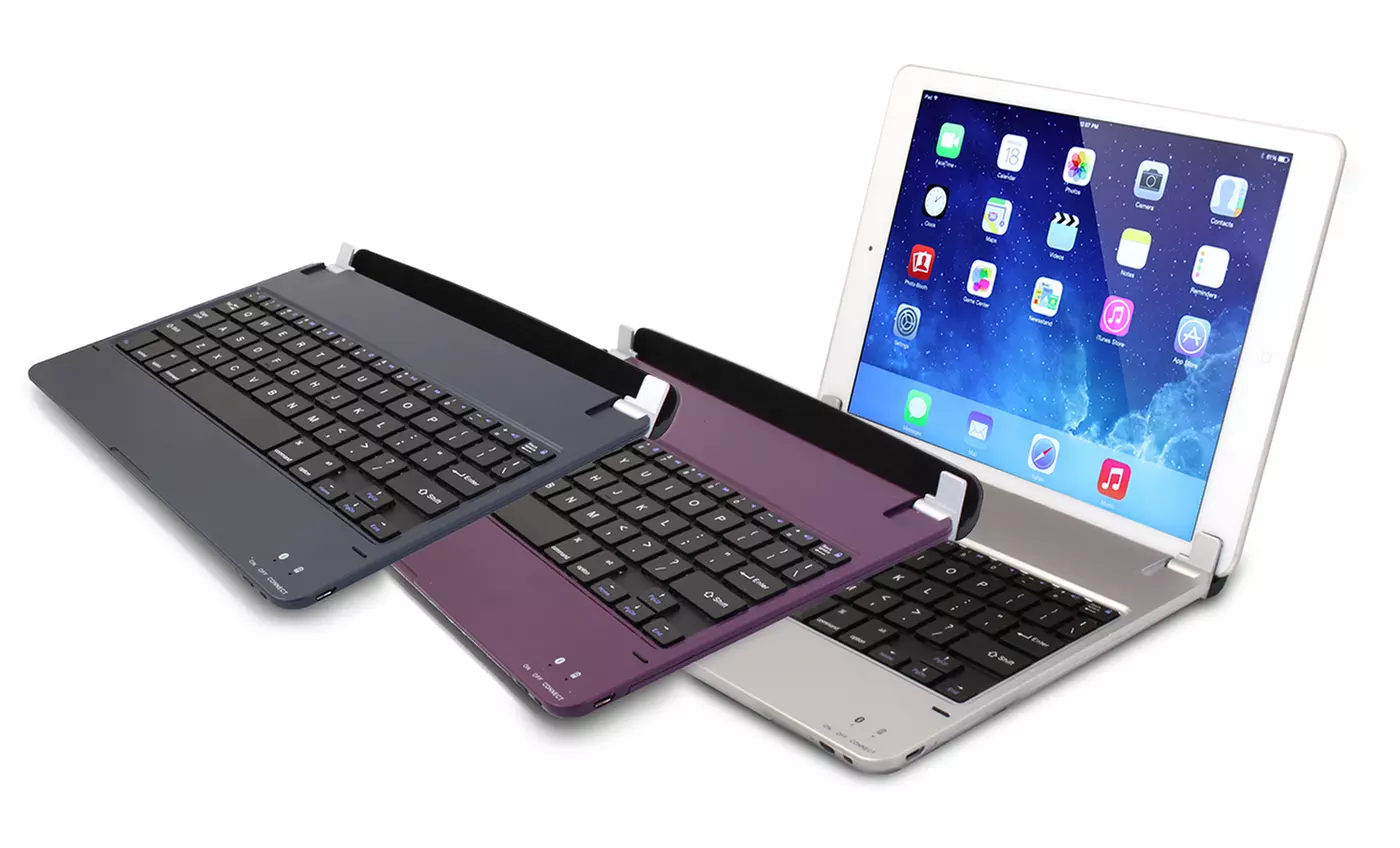 Ultra Thin Bluetooth Keyboard Case for iPad 2/3/4 - Primary Image