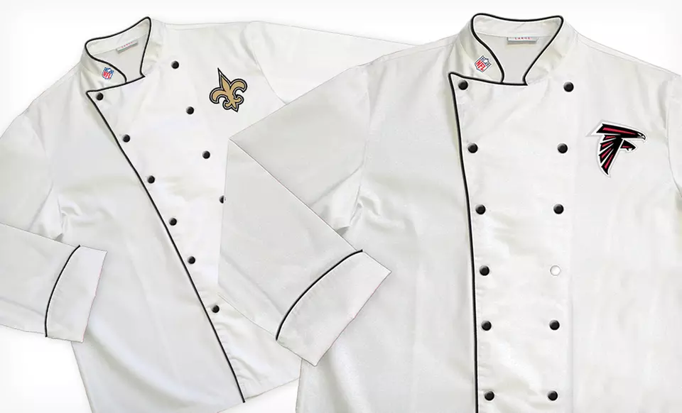 NFL NFC South Classic or Premium Chef Coats. Multiple Teams Available from $19.99-$29.99. - Primary Image