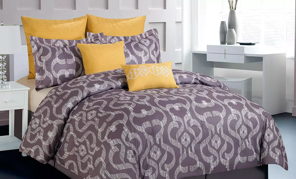 Oversized and Overfilled 8-Piece Comforter Sets. Multiple Sizes Available. Free Returns. - Second Medium