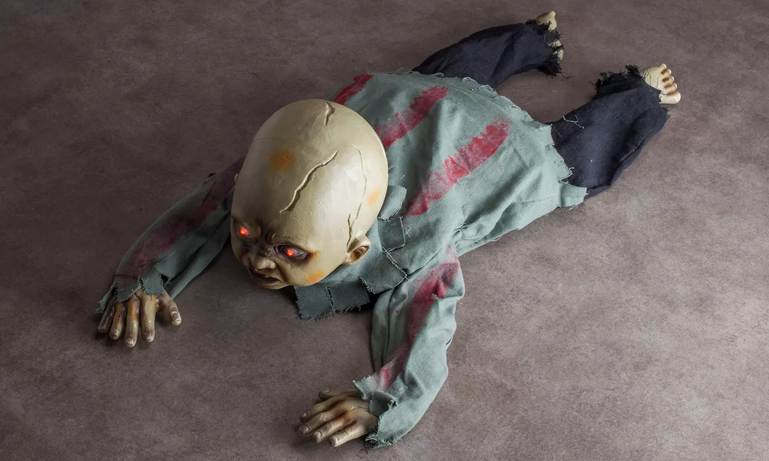 Crawling Zombie or Child Halloween Decoration with Motion Sensor - Second Medium