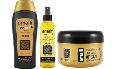 Latte per Corpo, Crema o Spray a base di Argan Fino a 15 pezzi AmalfiCare