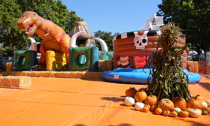 All-Day Inflatable Passes for One or Two at Pick of the Patch Pumpkins (Up to 44% Off)  - Primary Image