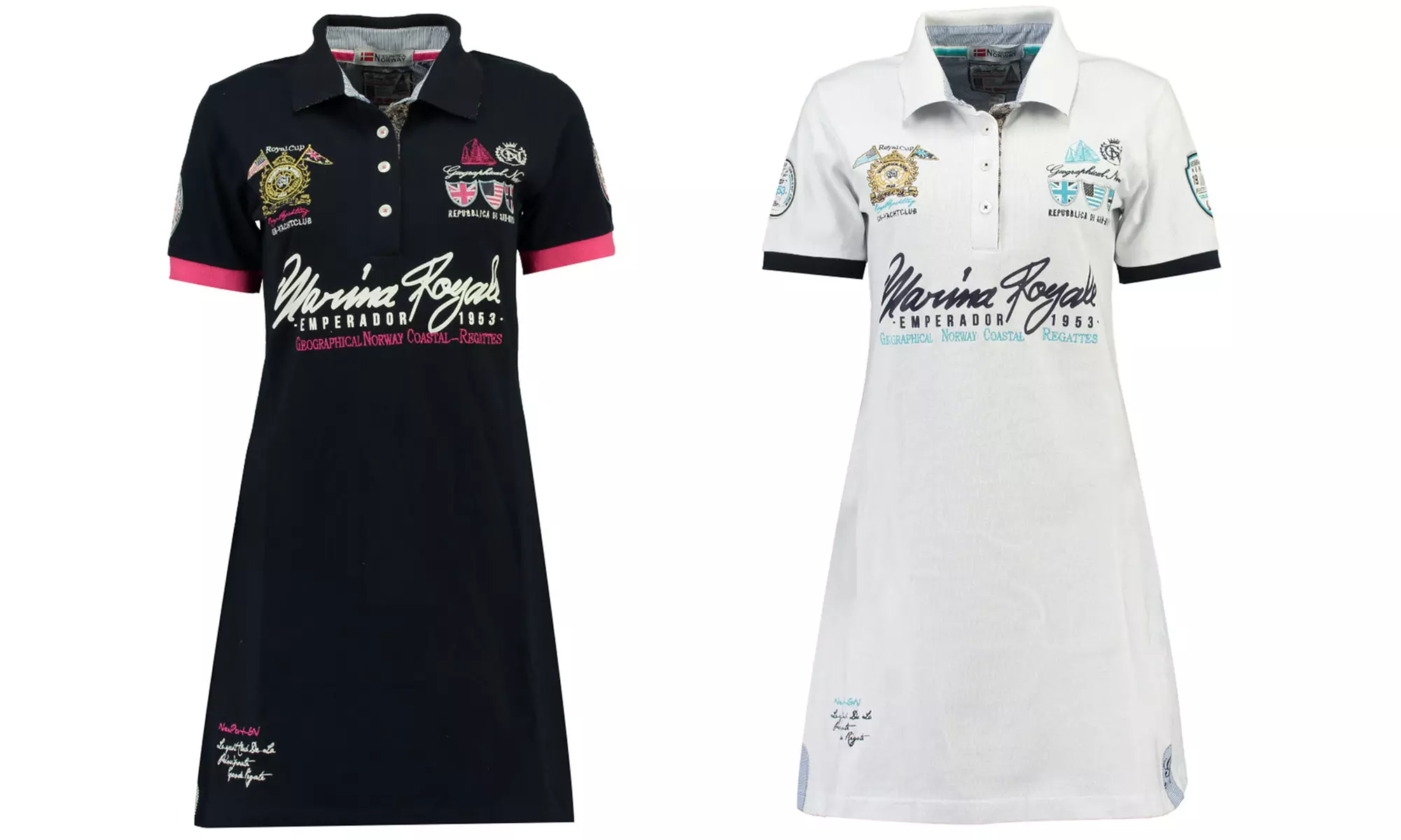 Vestido de polo de manga corta Geographical Norway - Primary Image