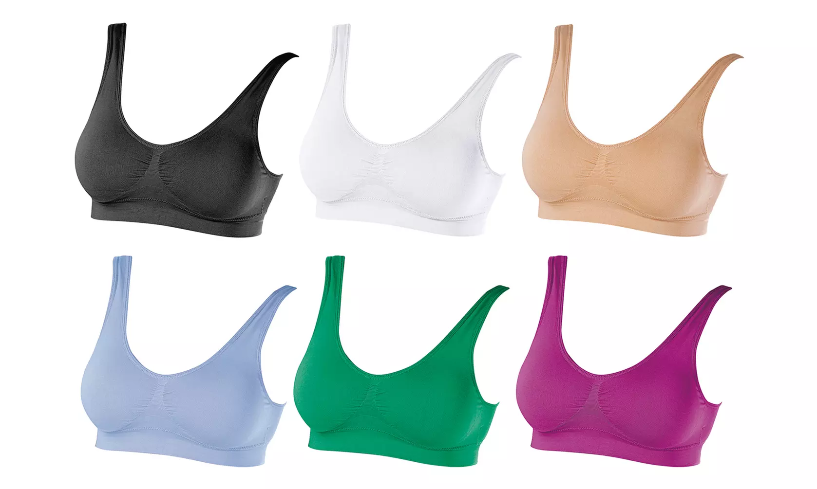 Easymaxx 6er-Set Traum-BH mit Push-Up-Effekt - Primary Image