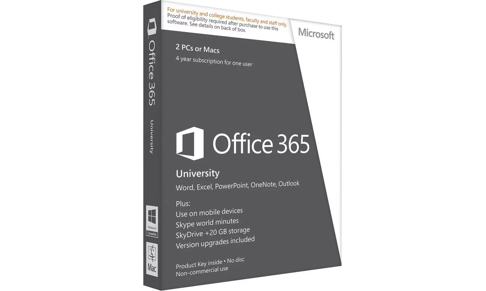 4-Year Subscription to Microsoft Office 365 University - Primary Image