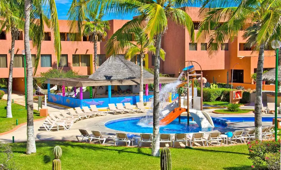 5-Night All-Inclusive Stay with Airfare and Accommodations from Vacation Express. Price/person Based on Double Occupancy - Primary Image