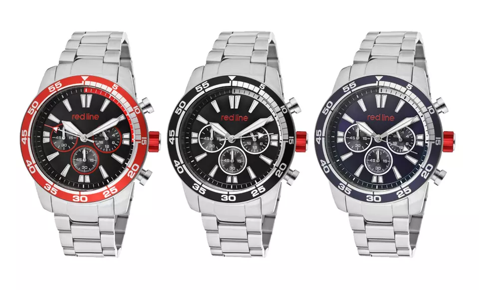 $64.99 for a Red Line Men's Cruiser Watch ($595 List Price). Seven Styles Available. Free Shipping and Returns. - Second Medium