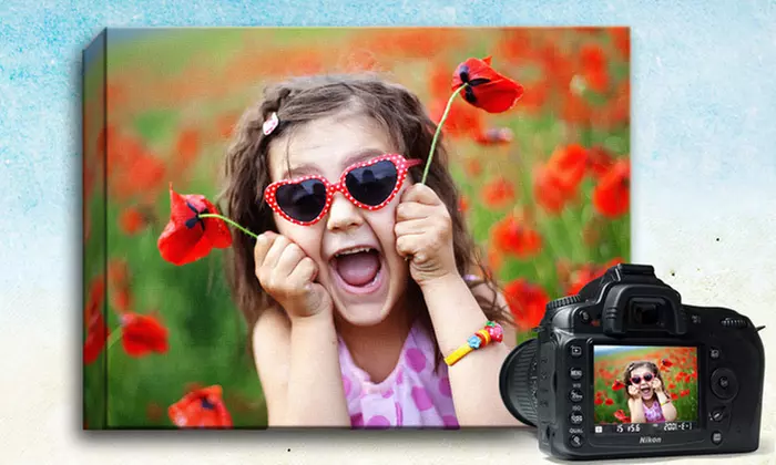 $26.99 for a 16”x20” Custom Photo Canvas from Picture It On Canvas ($110 Value) - Primary Image