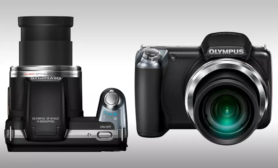 $149.99 for an Olympus SP-810UZ 14MP Wide-Angle Digital Camera with 36x Zoom ($299.99 List Price). Free Shipping. - Second Medium