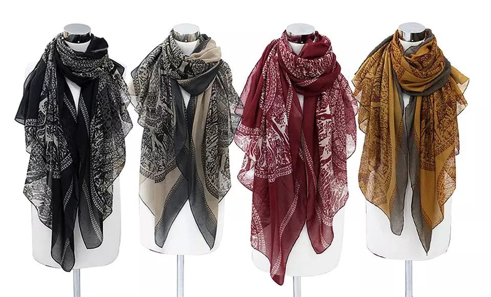 Jade & Juliet Deer Scarves. Multiple Colors Available. Free Returns. - Primary Image