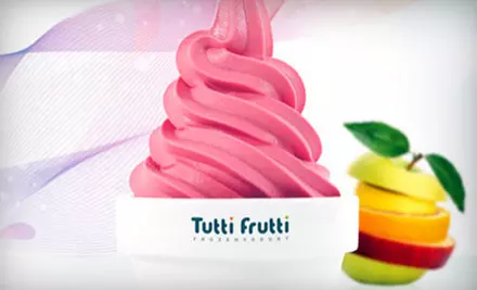 Frozen Yogourt and Toppings at Tutti Frutti Frozen Yogurt (Up to 52% Off). Two Options Available. - Primary Image