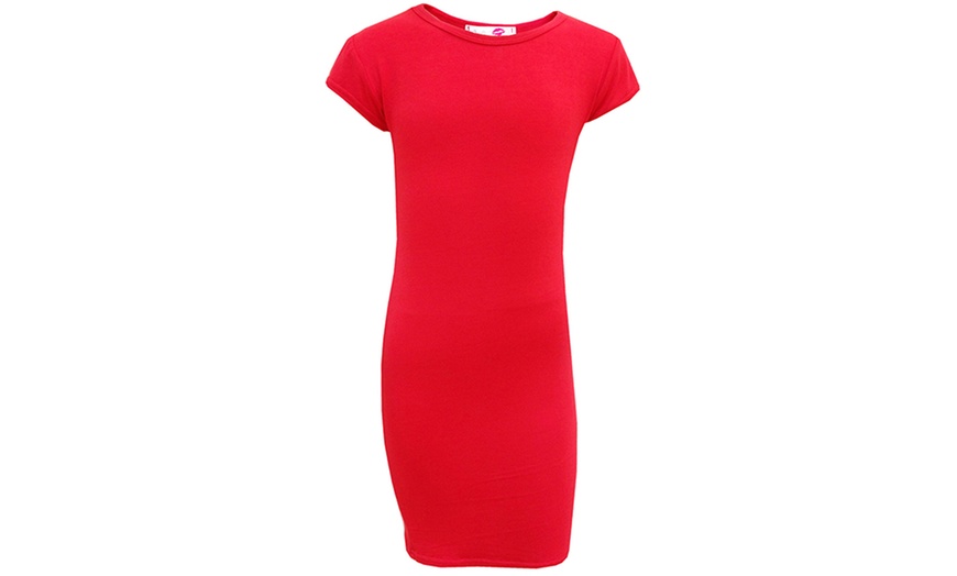 Image 6: Girls' Plain Midi Dress
