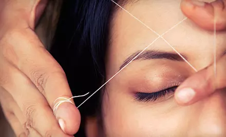 One or Three Brow-Threading Sessions or Brazilian Waxes at Sahara Oasis Spa (Up to 53% Off) - Primary Image