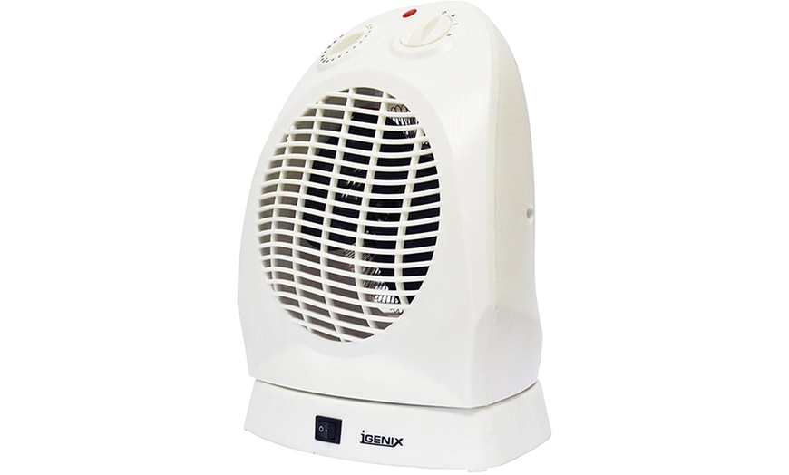 Image 2: Igenix Oscillating Fan Heater