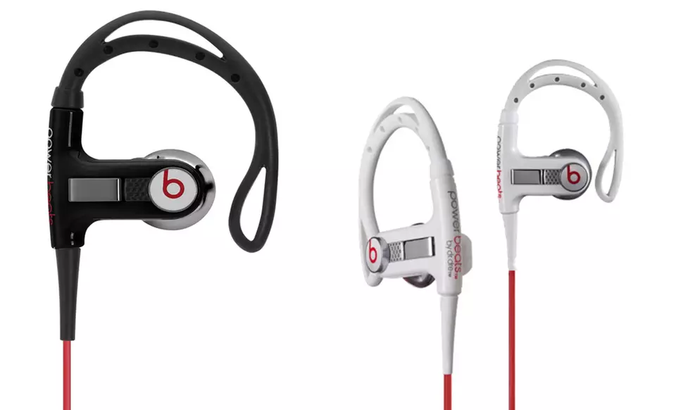 Beats by Dre Powerbeats In-Ear Sport Headphones in Black or White. Free Returns. - Primary Image