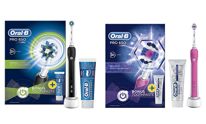 Image 1: Braun Oral-B Electric Toothbrush