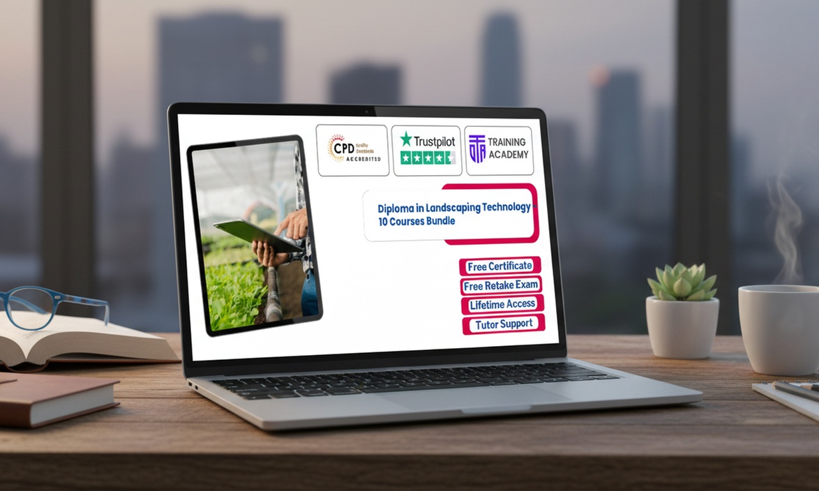 Diploma in Landscaping Technology/Lifetime Membership to 2000+ Courses