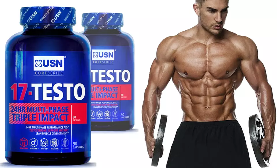 USN 17 Testo Testosterone Booster Supplement (90 Count) - Primary Image