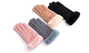 Sherpa-Lined Women's Winter Gloves