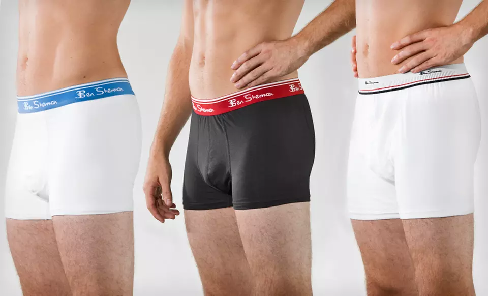 $16.99 for a 2-Pack of Ben Sherman Men’s Boxers or Trunks in Black or White ($40 List Price). Free Shipping. - Primary Image