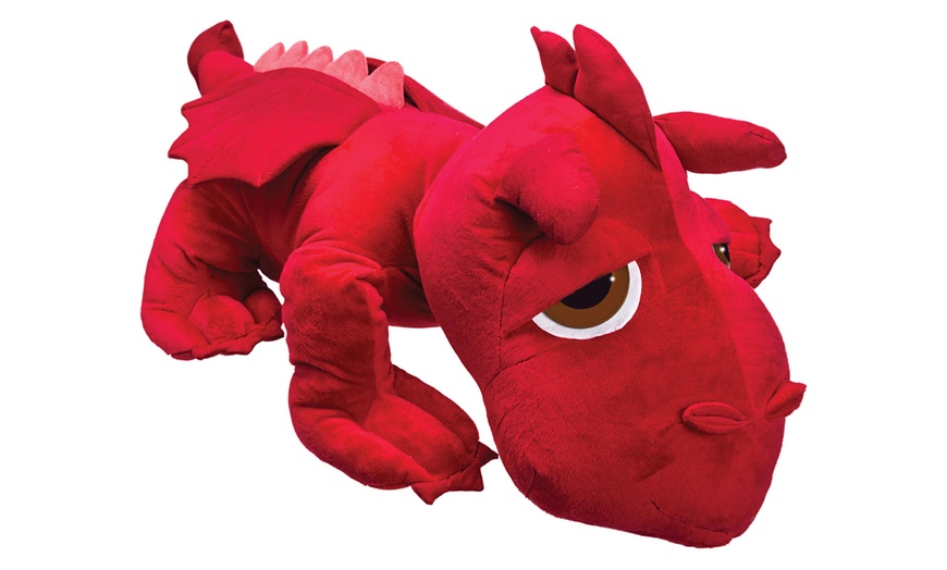 Image 2: Jumbo Plush Dragon