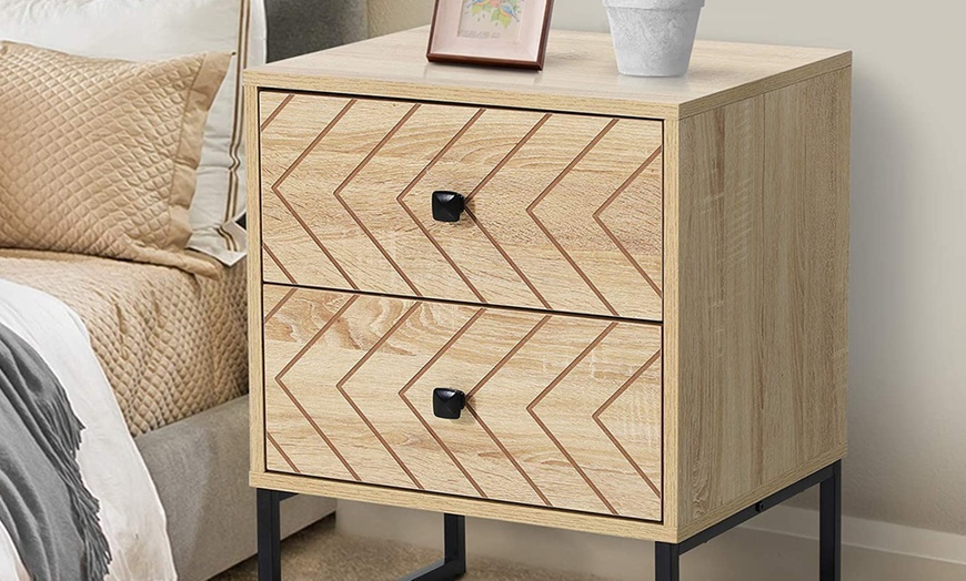 Image 2: Zig-Zag Drawer Cabinet