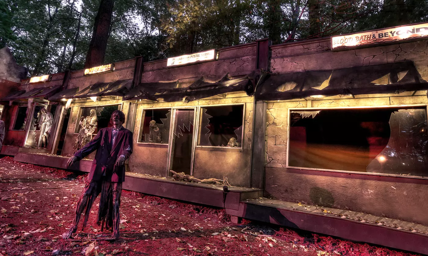 Combo Tickets or VIP Passes for Two to Bates Motel and Haunted Attractions (Up to 28% Off). 4 Options Available. - Primary Image