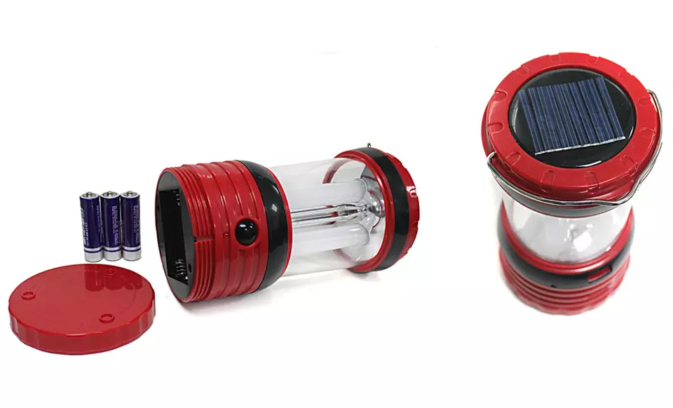 3-Way Powered Solar Lantern with Cell Phone Charger - Second Medium
