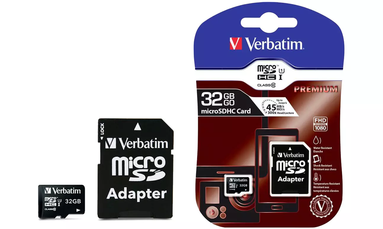 One or Two Discreet Plug and Play Mini DV MD80 Security Cameras with Optional Verbatim Micro SD Card - Second Medium