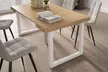 Table console extensible avec pieds en bois massif, modèle et coloris au choix, livraison offerte - Second Medium