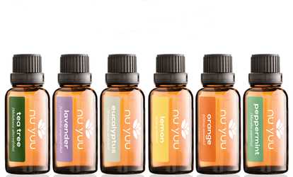 image for Nu Yuu 100% Pure Therapeutic-Grade Essential Oils 30ml (6-Pack) 