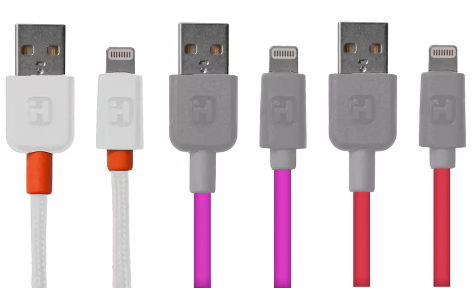iHome 5 Ft. Apple-Certified Lightning Charge & Sync Cable. Multiple Colors Available. - Primary Image