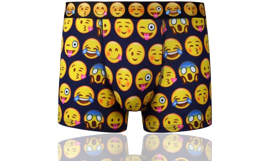 Image 11: Smiley Emoji Boxers Six-Pack