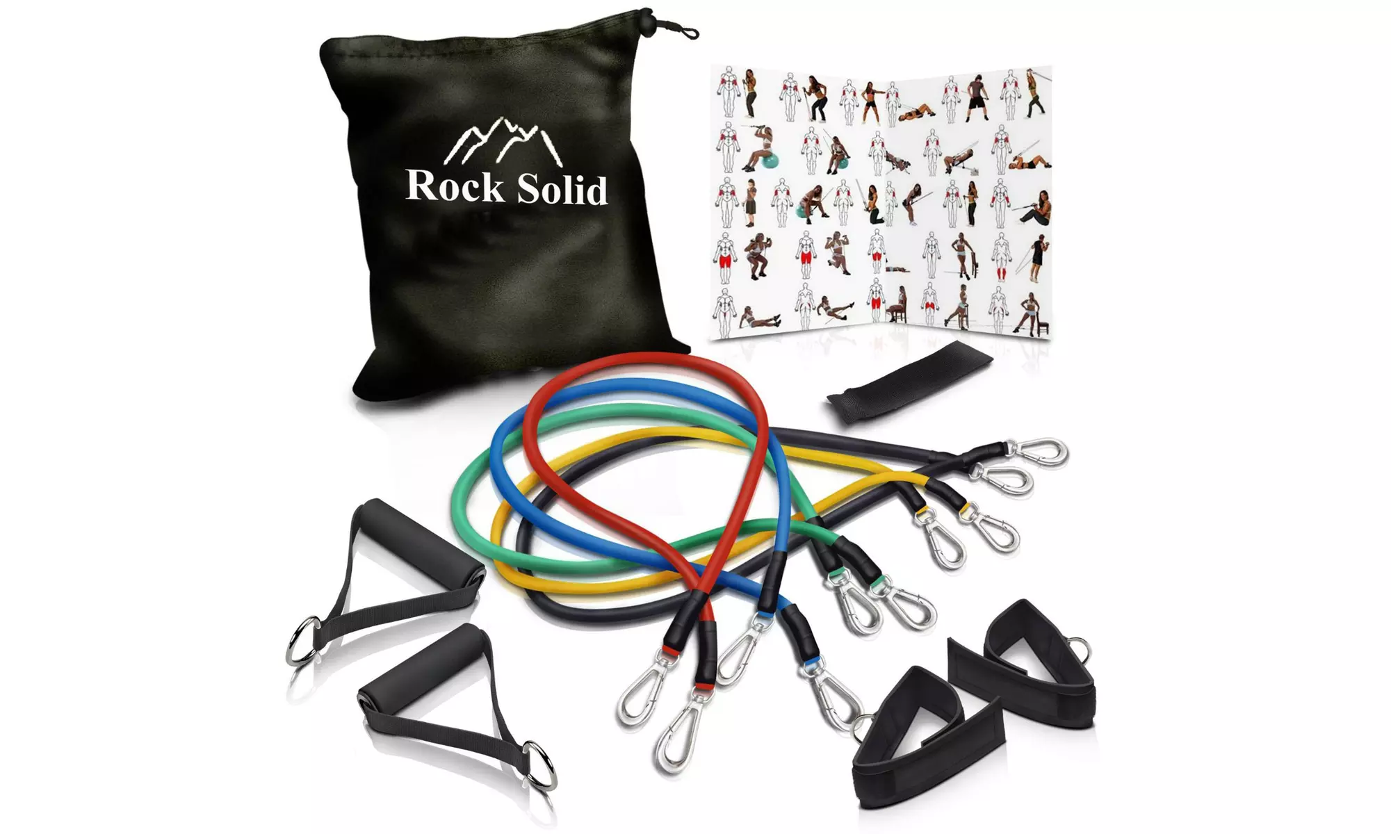 Rock Solid Resistance Band Set (11-Piece) - Primary Image