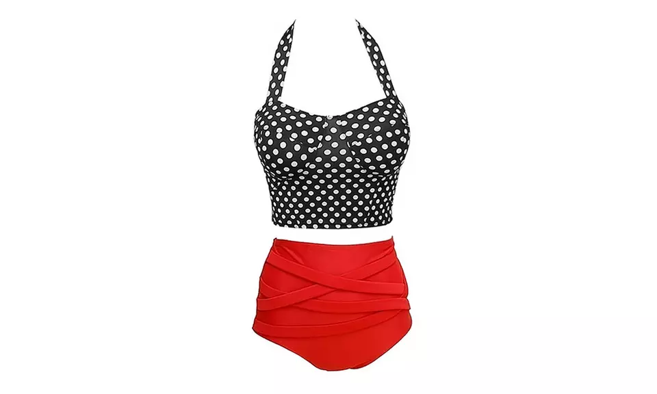 Junior Retro High-Waisted Swimsuits - Second Medium