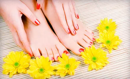 One or Two Mani-Pedis at Preet Hair, Nail and Beauty Salon (Up to 51% Off) - Primary Image