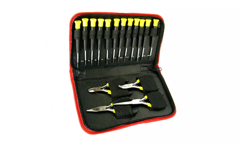 16-Piece Precision Jewelers' Tool Set with Case - Second Medium