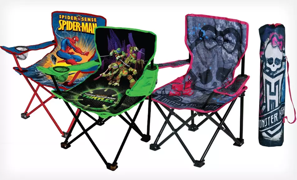 $11.99 for a Kids' Camp Chair ($14.99 List Price). Multiple Characters Available. Free Returns. - Primary Image
