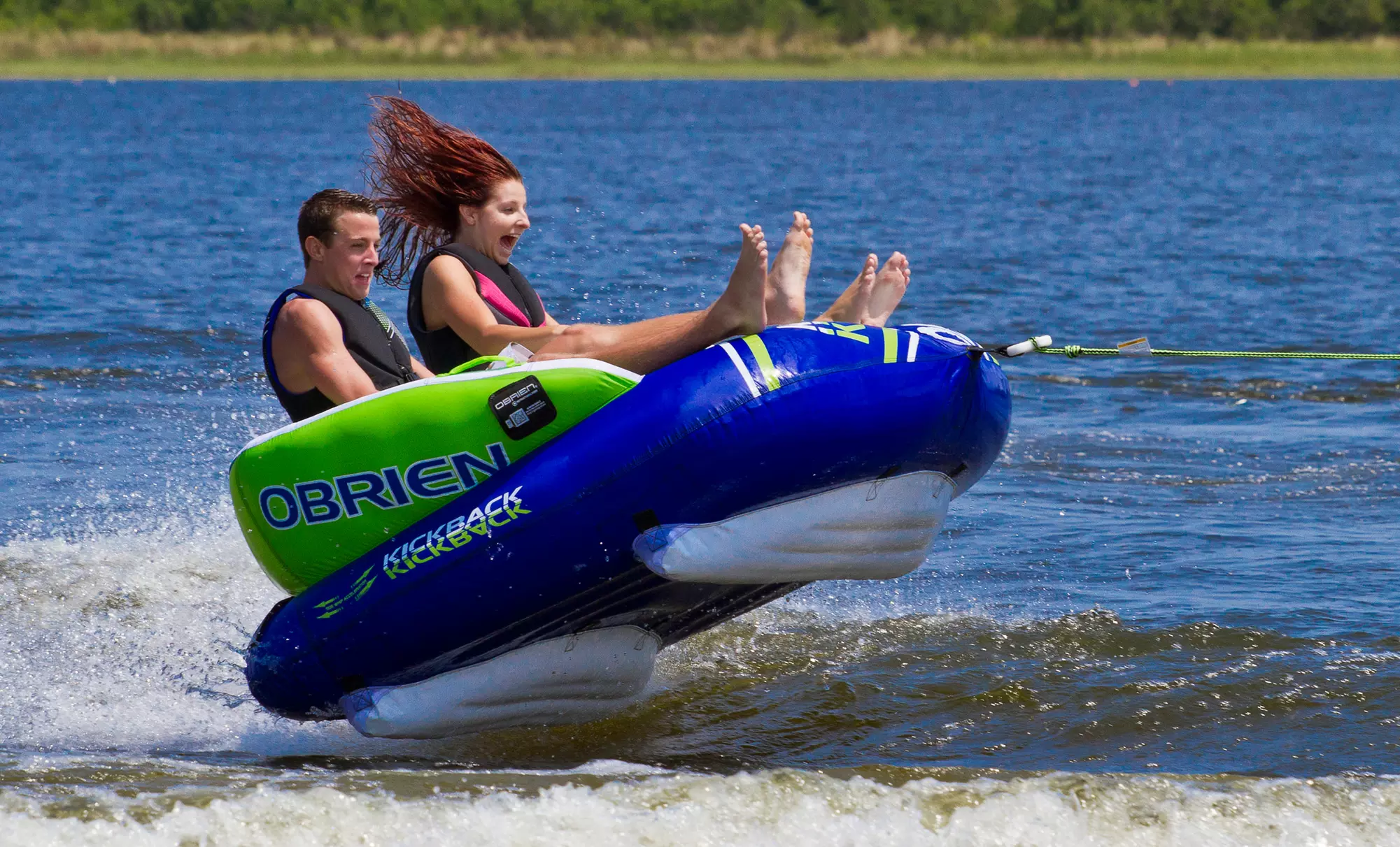 Inflatable Towable Tube for Two Riders - Primary Image
