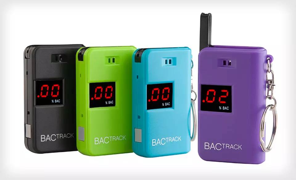 $21.99 for a BACtrack Keychain Breathalyzer ($40 List Price). Four Options Available. Free Shipping. - Primary Image