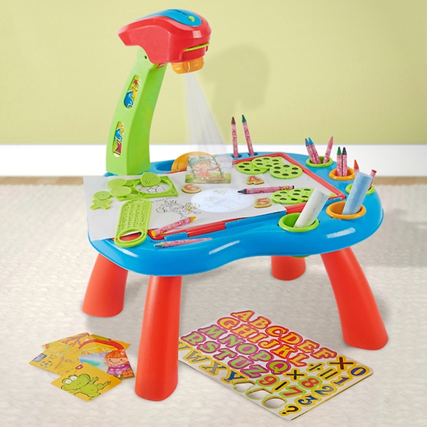 Kids Projector Art Desk And Easel Groupon Goods