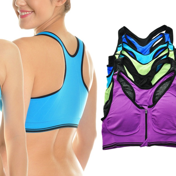 target sports bras zipper front