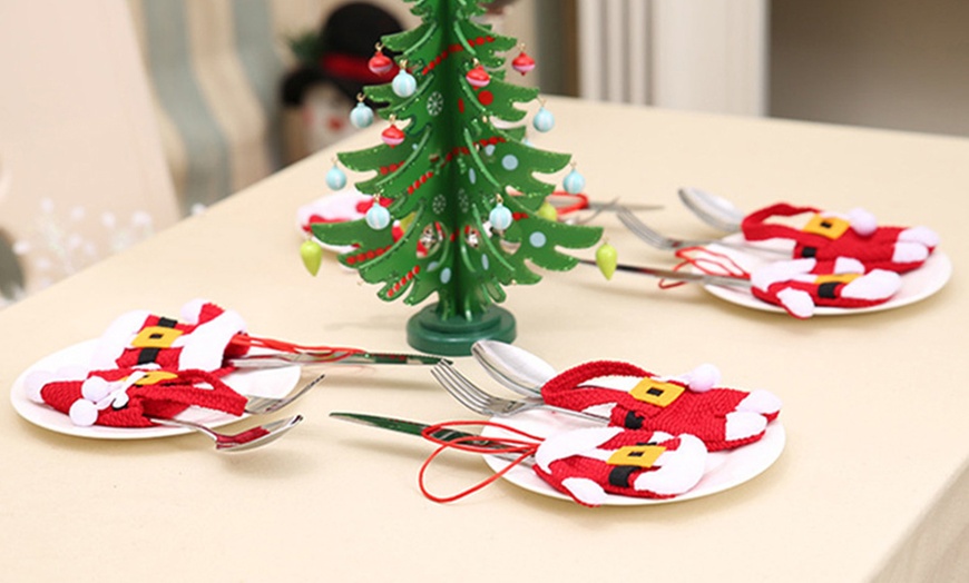 Image 4: Christmas Cutlery Holder