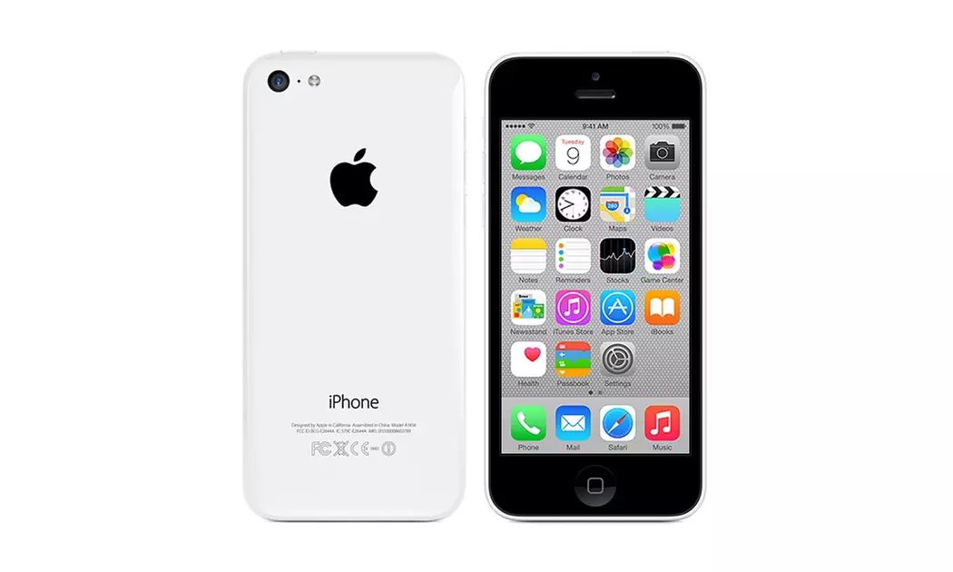 Apple iPhone 5c 8GB, 16GB, or 32GB 4G LTE Smartphone (GSM Unlocked) (Manufacturer Refurbished) - Second Medium