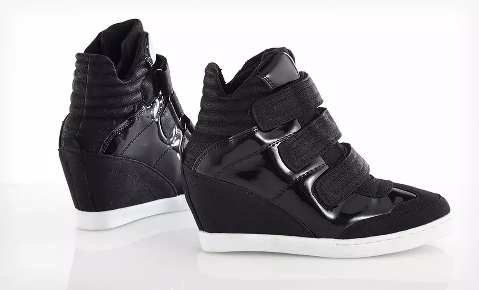 Bucco Wedge Sneakers in Koli Black, Margo Black or Gold, or Danick Black or Taupe (Up to 73% Off). Free Shipping. - Second Medium