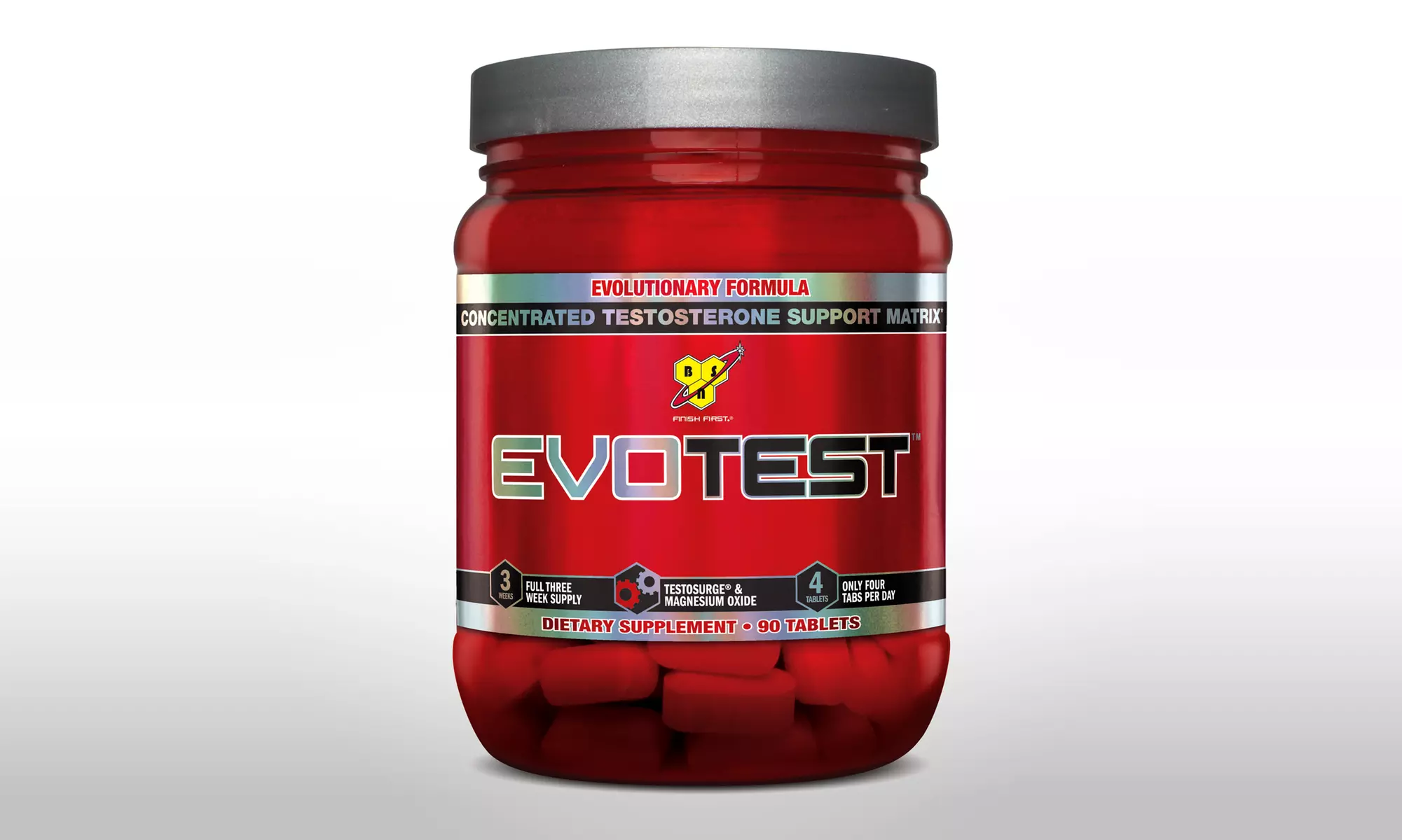 3-Week Supply of BSN EvoTest Testosterone Supplement (90-Count Bottle) - Primary Image