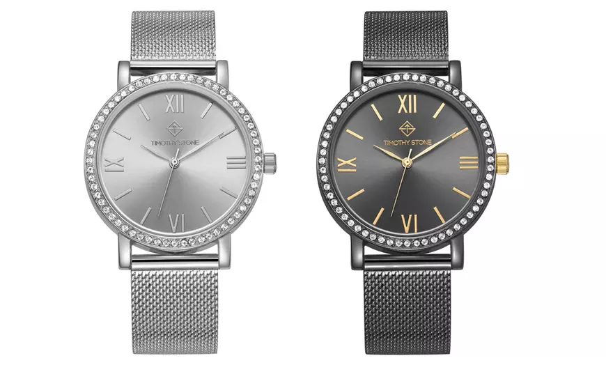 Image 12: Montre ornée de cristaux Swarovski®