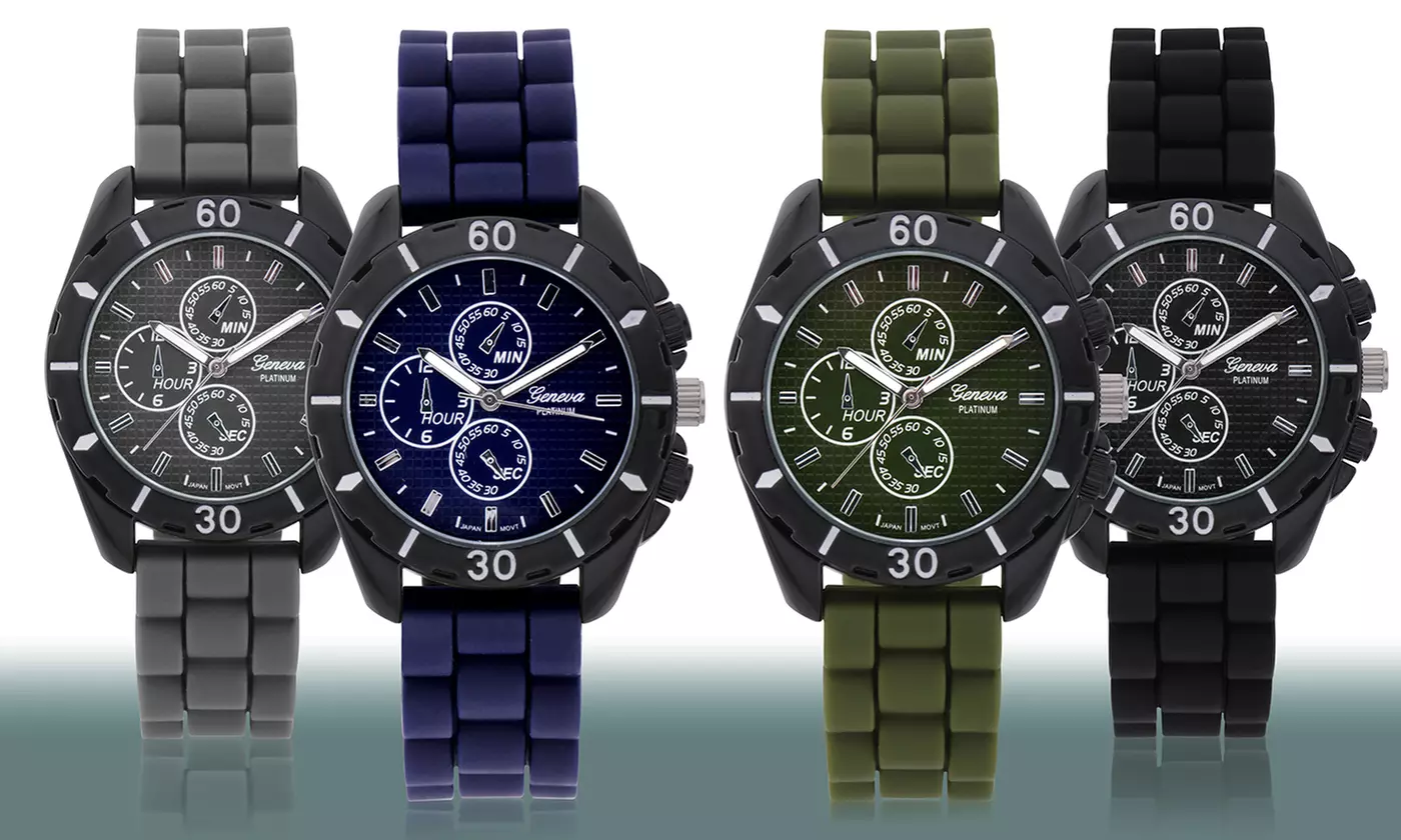 Geneva Platinum Survivor Men's Watch - Primary Image