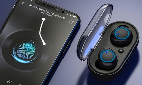 Auricolari Bluetooth con custodia di ricarica