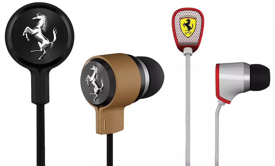 Ferrari in-Ear Headphones with Inline Microphone and Remote. Multiple Styles Available. Free Returns. - Primary Image